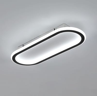 Goeco plafondlampen - 41cm - Medium - LED - 33W - 3712LM - koel wit licht - 6500K - voor slaapkamer, gang, balkon, studeerkamer