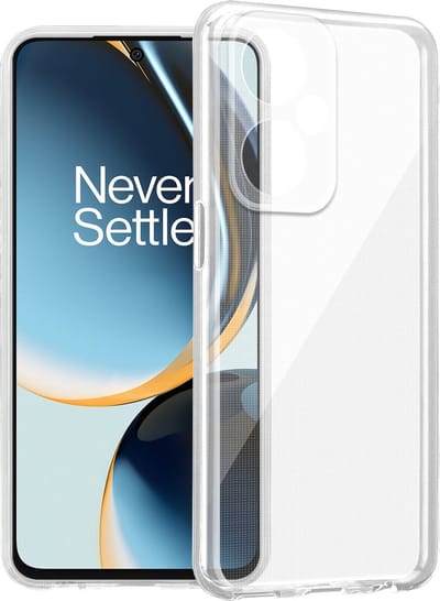 Cadorabo Hoesje geschikt voor OnePlus Nord CE 3 Lite 5G in VOLLEDIG TRANSPARANT - Beschermhoes gemaakt van flexibel TPU Silicone Case Cover