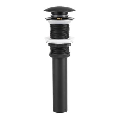Dailygoods- Afvoerstopper Gloednieuw - Afvoerstop - Messing - Push/Pop-up - Zonder Overloop - Afmetingen 22x3cm - Afvoerplug
