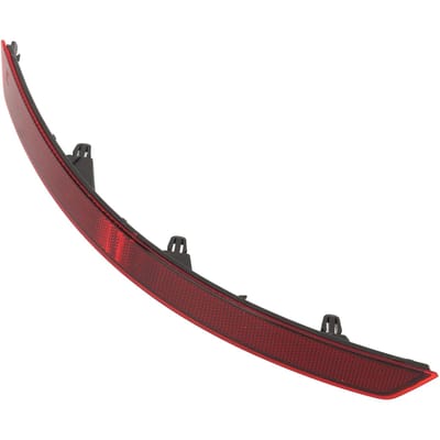 Achterbumper Marker Reflector Rood Veiligheidswaarschuwingsreflector Eenvoudige Installatie voor Superb (3V) 2015 tot 2022 brown