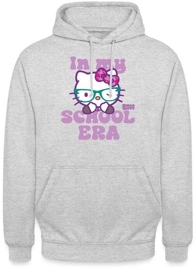 Hello Kitty Met Bril In My School Era Hoodie Unisex