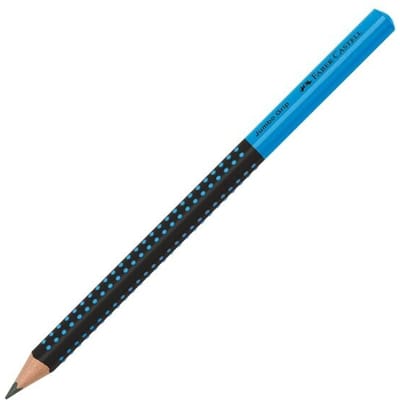 Faber-Castell grafietpotlood - Jumbo Grip 2001 - zwart/blauw - hardheid HB - FC-511910