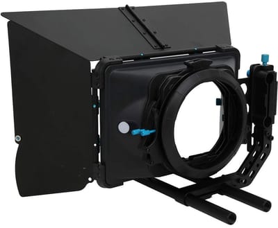 Dailygoods- Matte Box Professionele Wegklapbaar - Fotografie Accessoire - Verstelbare Zijschommel - Filterformaat 76/86/103 mm - Lichtgewicht Kunststof - Compatibel met A7/5D/FS-serie - Filmaccessoire