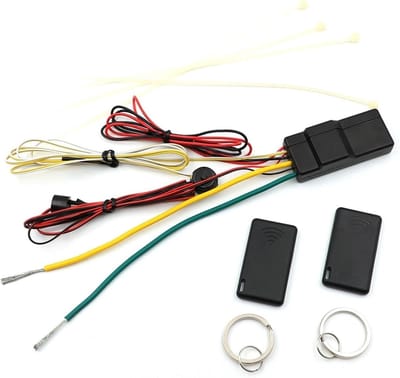 Auto Alarm Systeem - RFID Startonderbreker - Voertuig Beveiligen - Intelligent Slot Alarm - 2.4G Frequentie - Zwart