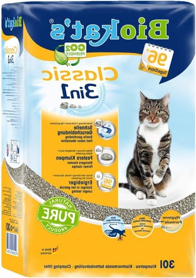 Kattenbakvulling - Klaar voor gebruik - Geurloos houden - 3 korrelgroottes - 30 Liter - Niet van toepassing
