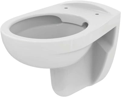 Wandcloset Randloos - Toilet Zonder Rand - Hygiënisch Toilet Gebruiken - Diepspoel Model - 35.5x52cm - Wit