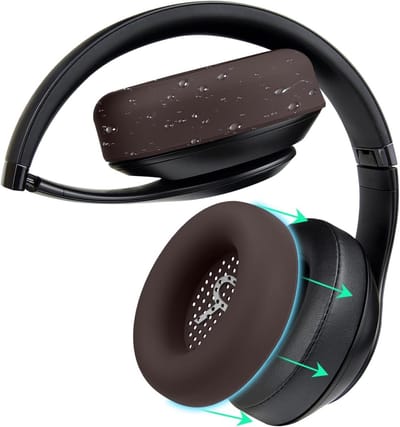Dailygoods - SOULWIT Siliconen Oorkussens voor Beats Studio 2/3/Pro Bedrade/Draadloze OVER-EAR Hoofdtelefoons, Beschermend, Zweetbestendig, Wasbaar, Duurzame Earpads Cushions