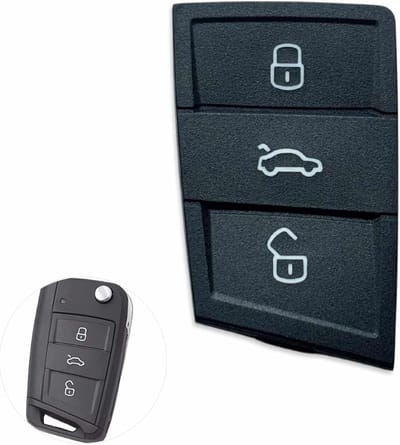 Vervangende afstandsbediening toetsenbord met 3 knoppen voor Volkswagen Polo en Golf 7 - Inclusief mini schroevendraaier voor eenvoudige installatie