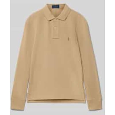 Poloshirt met labelstitching