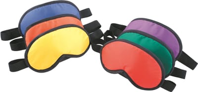 Blinddoeken set 6 stuks - Kindermaskers - Gekleurd