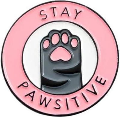 Kledingspeld - Pin - Broche - Enamel pins - Pawsitive 1 stuks