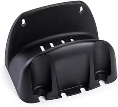 Wandslanghouder - Slangrek - Tuinslang Opbergen - Met Accessoirehouder - Compact - Zwart
