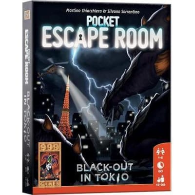 999 Games Pocket Escape Room: Black-out in Tokio Bord- & kaartspellen Bordspellen Gezelschapspellen