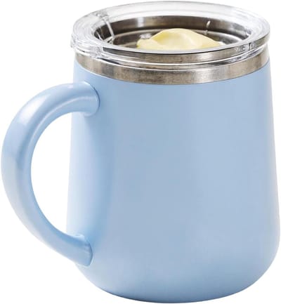 Reiskoffiebeker - Geïsoleerde Tumbler - Dranken Meenemen - Lekdicht Ontwerp - 450ml - Blauw
