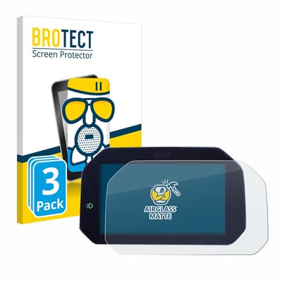 BROTECT - Screenprotector voor BMW R 1300 GS TFT 6.5" - Folie Beschermfolie Beschermglas matte 3 Stuks