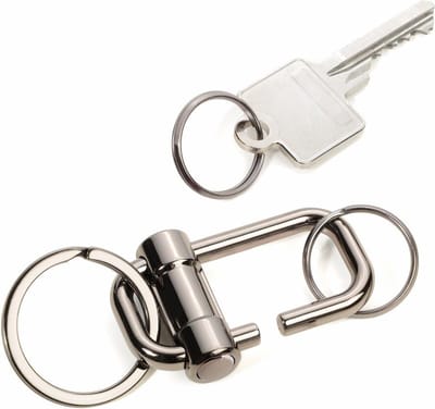 Troika sleutelhanger 2-WAY KEY (Zilver)