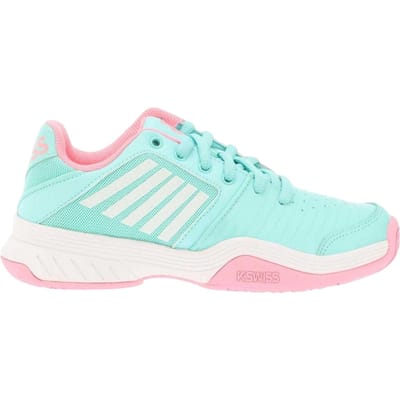 K-Swiss Meisjes Court Express Omni Stripes Tennisschoenen (Blauw)