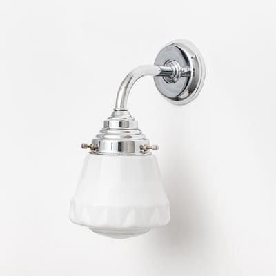 Wandlamp Bold Curve Chroom - Art Deco Trade