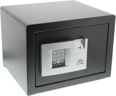 Stevige meubelkluis met elektronisch cijferslot en vingerscan voor thuis en kantoor