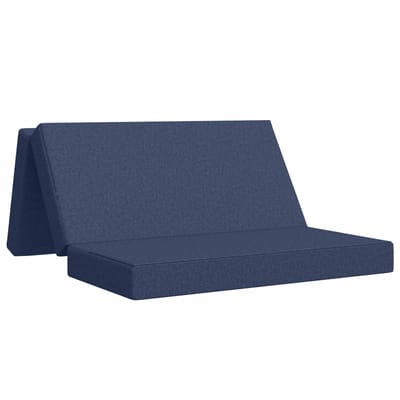 vidaXL - Vouwbare - Sofa - Bed - 120 - x - 67 - x - 45 - cm - Blauw