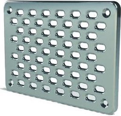 GevelFix Voorzetrooster - Roestvrij staal - Tegen muizen en ratten - 25 x 15 cm