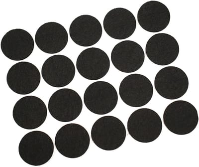 Vilt Glijders - Meubelbeschermers - Vloer Beschermen - Zelfklevend Anti-slip - 100 Stuks - Zwart