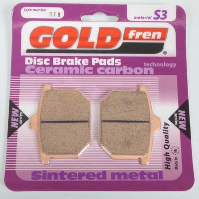 Gold Fren remblok voor Honda 1000 CBX Z 1979 tot 1980 voor/achter nieuw