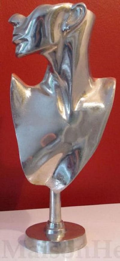 Colmore - Sieraad - Sieraden houder - Decoratie - Mannequin - Aluminium Raw - 44cm hoog - 21cm breed