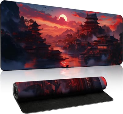 Grote Gaming Muismat XXL, 900 x 400 x 3 mm, Waterdicht en Antislip, Ideaal voor Gamers en Professionals, Geschikt voor PC en Laptop