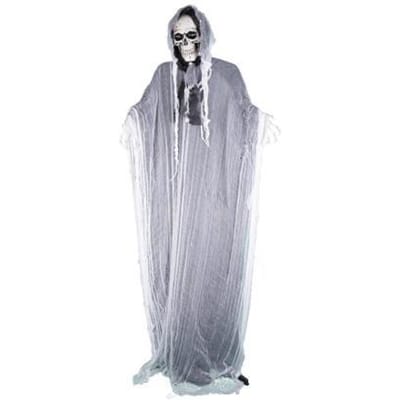 Halloween decoratie skelet geest 220cm licht en geluid