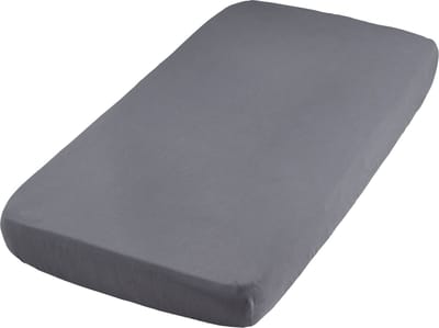 Baby's Only Baby hoeslaken wieg Breeze - Baby matrasbeschermer - Antraciet - 40x80 cm - 100% katoen