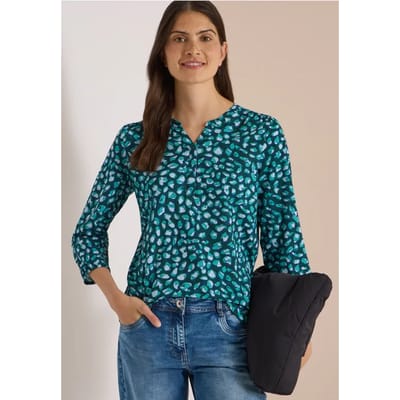 Shirt met 3/4-mouwen in tuniekstijl