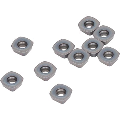 10 stuks Vierkante Wisselplaten Gecoate Hardmetalen Frezen Industriële CNC Freesgereedschappen