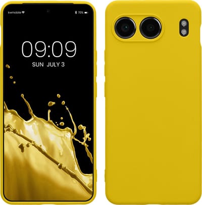kwmobile telefoonhoesje geschikt voor OnePlus Nord 4 5G - Hoesje voor smartphone - Precisie camera uitsnede - In stralend geel
