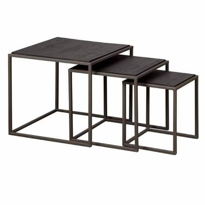 Tower Living - Fanna bijzettafel set vanaf 30 cm - grijs