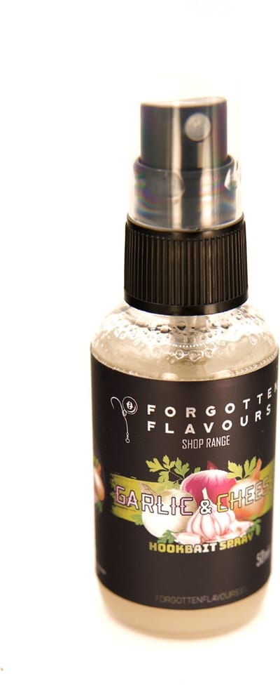 Forgotten Flavours Shop Range - Garlic & Cheese hookbait spray