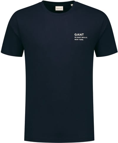 Gant Small Graphic SS Shirt Heren - Maat L