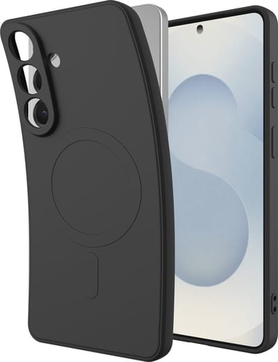 Cazy hoesje geschikt voor Samsung Galaxy S26 Hoesje geschikt voor MagSafe - Color Backcover - Zwart