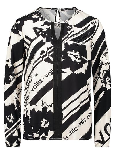 Slip-on blouse Van Betty Barclay zwart