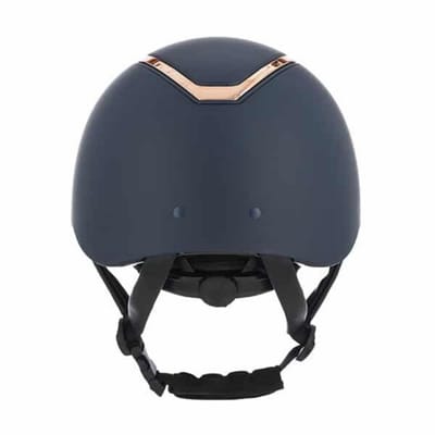 Charles Owen Halo MIPS Ruiterhelm - Zwart Mat/Roze Goud - M