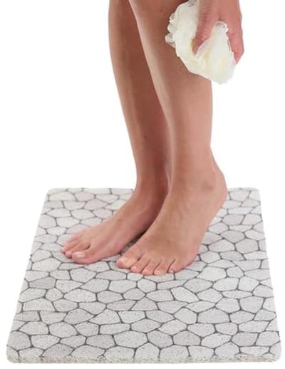 Antislip Douchemat - Badmat voor Veilige Douche en Badervaring - Loofah Douche Gripmat 24x16