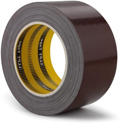 Duurzame en sterke zelfklevende tape, geweven stof, zonder resten, 60 mm x 30 m, donkerbruin, ideaal voor reparaties en knutselen