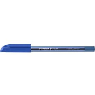 Schneider balpen Vizz, slagbreedte M, Gelco®, onuitwisbaar, 50 stuks, blauw