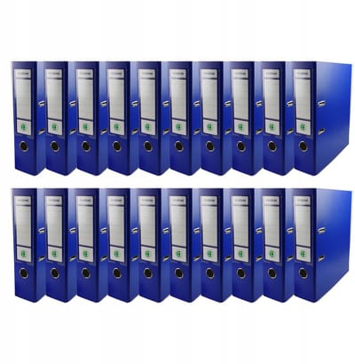 A4 Ringbandmap PP EKOBOX 80mm Blauw - 20 stuks