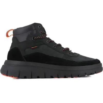 PALLADIUM Pallaflex Cuff M - Heren Sneakers Freizeit Schoenen Leer Zwart 09509-008-M , Maat: EU 44 UK 9.5