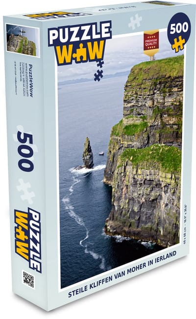 Puzzel Steile Kliffen van Moher in Ierland - Legpuzzel - Puzzel 500 stukjes