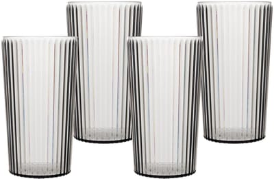Bo-Camp - Longdrink - Nomad - RPET - Grijs - 480 ml - 4 Stuks