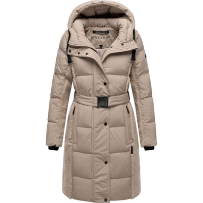Navahoo dames wintermantel Funkelteddy – stijlvol, warm & modern