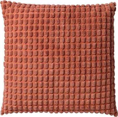 Dutch Decor ROME - kussenhoes 45x45 cm - effen kleur - 3D-structuur - Muted Clay - roze - met rits - zonder binnenkussen
