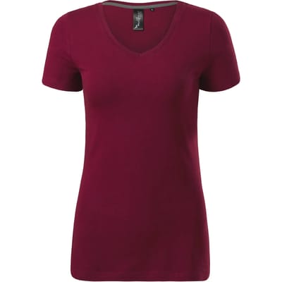 Dames-T-shirt met V-hals Malfini Premium Action 701